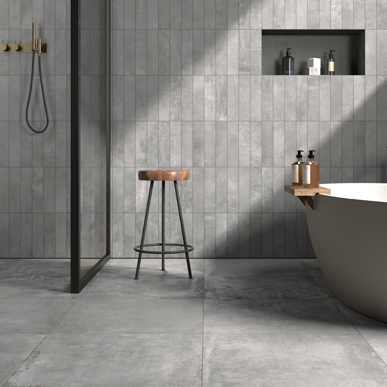 Unicom Starker Oxid Silver Tegel 90x90cm